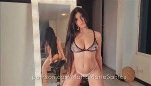 Marta Maria Santos Nude White Thong Teasing Video Leaked on ladyda.com