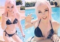Belle Delphine Sexy Holiday Fun in the Pool Video on ladyda.com