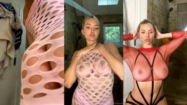 Lindsey Pelas Fishnet Dress Livestream Video Leaked on ladyda.com