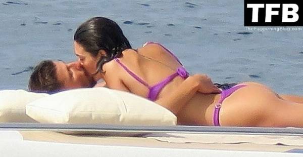 Ruben Dias Packs on the PDA with a Mysterious Scantily-Clad Woman on a Boat in Formentera on ladyda.com