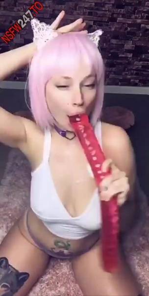 Asia Riggs red dildo blowjob snapchat premium xxx porn videos on ladyda.com