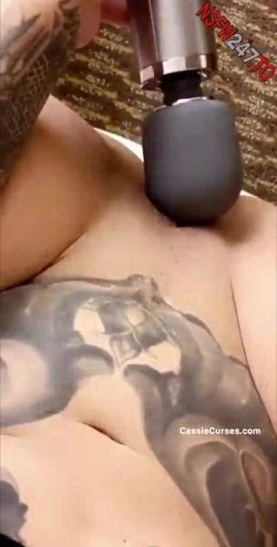Cassie Curses Hitachi masturbating on the floor snapchat premium xxx porn videos on ladyda.com