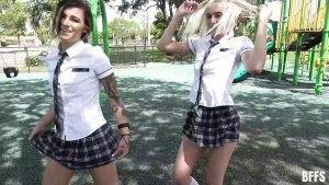 Brave Watchman Brick Danger Caught Bad Girls In Skirts And Punished Them on ladyda.com