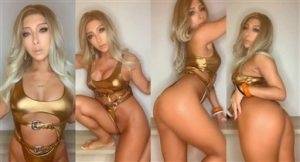 Nonsummerjack Gold Bathsuit Teasing Nude Video Leaked on ladyda.com