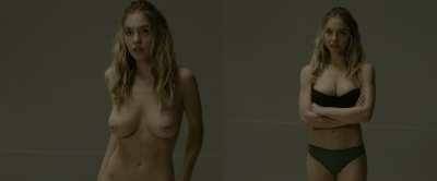 Sydney Sweeney unleashed her big, natural tits again in her new movie (on/off) on ladyda.com