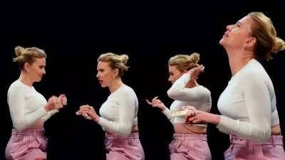 Stacked milf Scarlett Johansson bouncing on ladyda.com