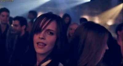 Emma Watson and her hot tongue on ladyda.com