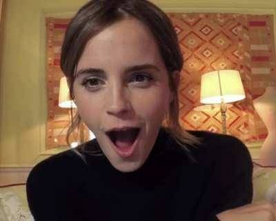 Emma Watson when you initially pull out your dick on ladyda.com