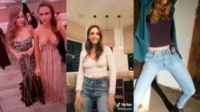 Jessica Alba sure has the legs and the moves to make any man hard on ladyda.com