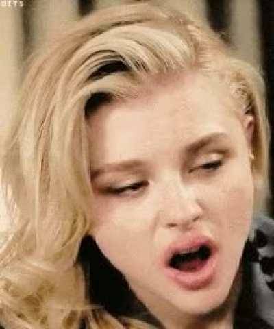 Just imagine, during your trip to LA you run into Chloe Grace Moretz on the street?. You whip out your cock to show her how hard she makes it? this is the face she makes right before she shows you what those lips do. on ladyda.com