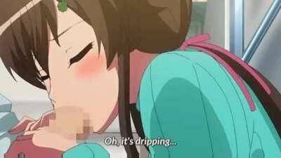 Lucky guy gets a blowjob by childhood friend while sleeping (Hentai- Aikagi The Animation) on ladyda.com