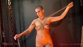 Abigail dupree self tie autoeroticism xxx video on ladyda.com