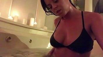 Rahyndee James relaxes in the bath premium free cam snapchat & manyvids porn videos on ladyda.com