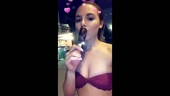 Aubrey Sinclair eats ice cream premium free cam snapchat & manyvids porn videos on ladyda.com