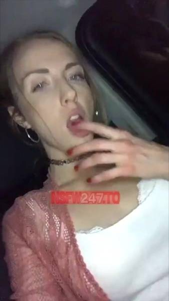 Karla Kush car blowjob & pussy play snapchat premium xxx porn videos on ladyda.com