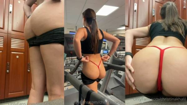 Christina Khalil Post Workout Ass Tease Video Leaked on ladyda.com