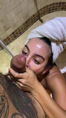 Lena The Plug - Real Blowjob After Bath on ladyda.com