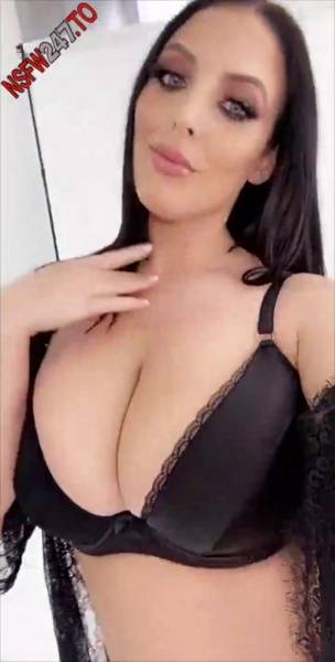 Angela White quick pussy play on porn set snapchat premium xxx porn videos on ladyda.com