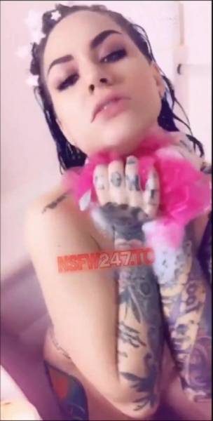Karmen Karma bathtub dildo masturbation show snapchat premium free xxx porno video on ladyda.com