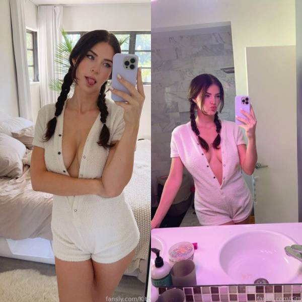 KittyPlays Sexy Teddy Bear Outfit Selfies Fansly Set Leaked on ladyda.com