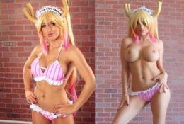 Liz Katz Nude Strip Tease Tohru Cosplay on ladyda.com