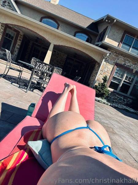 Christina Khalil Nude Bikini Sun Tanning Onlyfans Set Leaked on ladyda.com