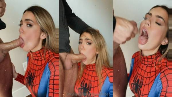 Olivia Mae Spider Girl Deepthroat Video Leaked on ladyda.com