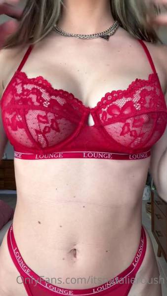 Natalie Roush Nude Red Lingerie Try On Onlyfans Video Leaked on ladyda.com