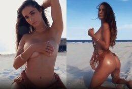 Natalie Roush Nude Topless Bikini Beach Video on ladyda.com